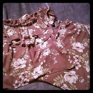 Cute 2 piece floral pant set